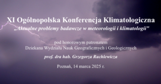 XI Ogólnopolska Konferencja Klimatologiczna